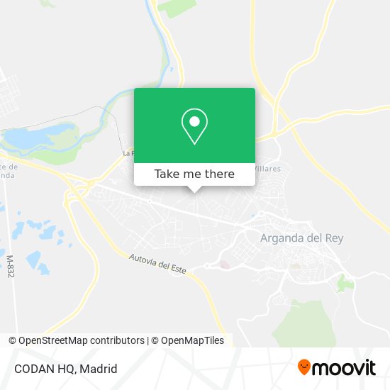 CODAN HQ map