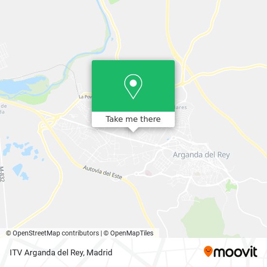 ITV Arganda del Rey map