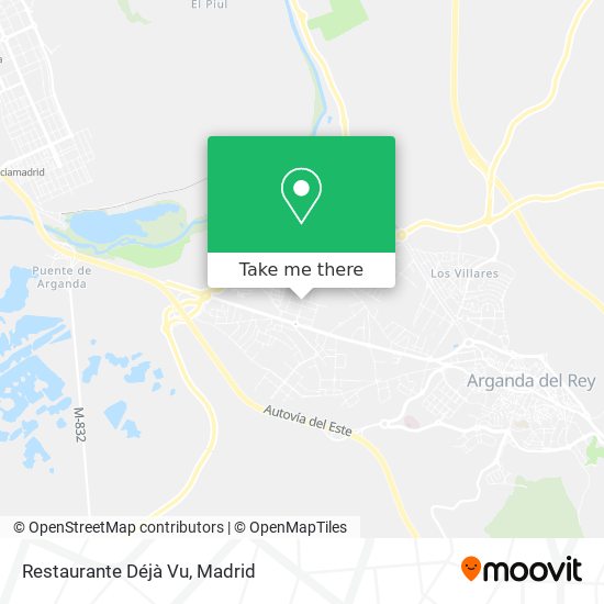 mapa Restaurante Déjà Vu