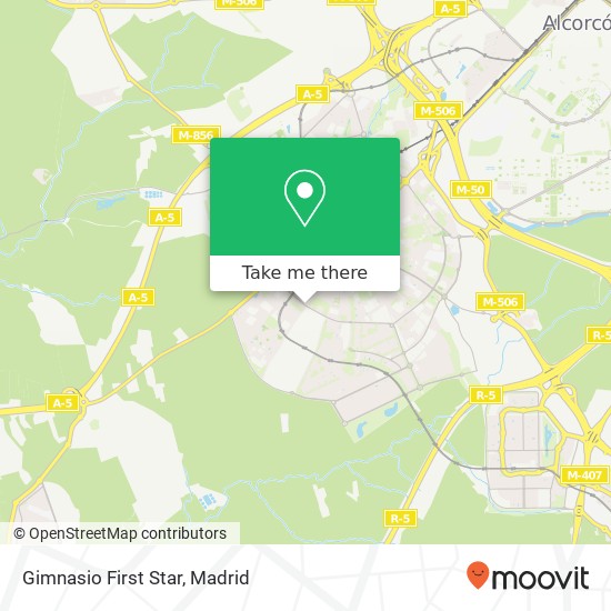 Gimnasio First Star map