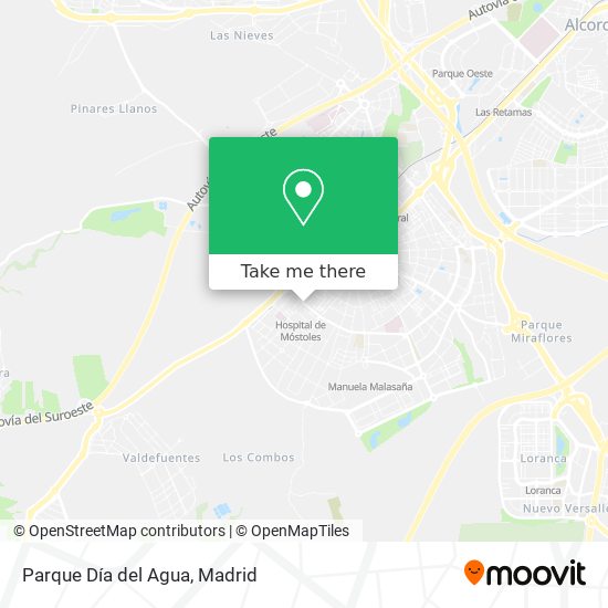 Parque Día del Agua map