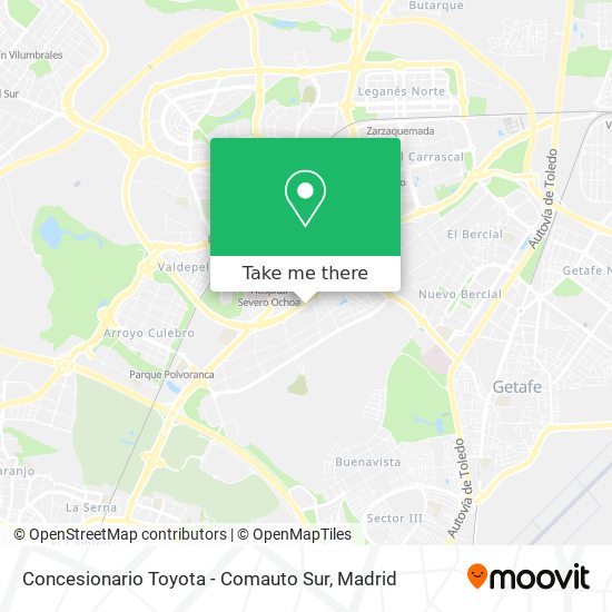 Concesionario Toyota - Comauto Sur map