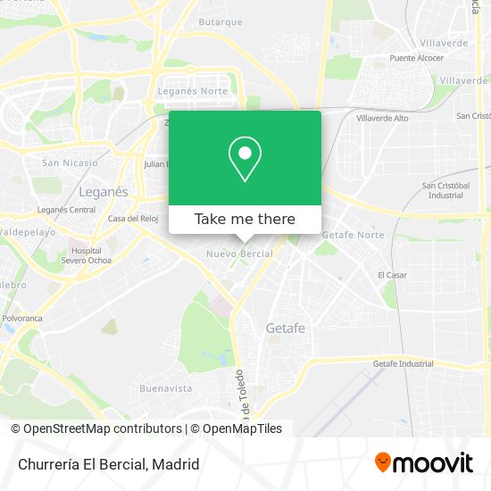 Churrería El Bercial map