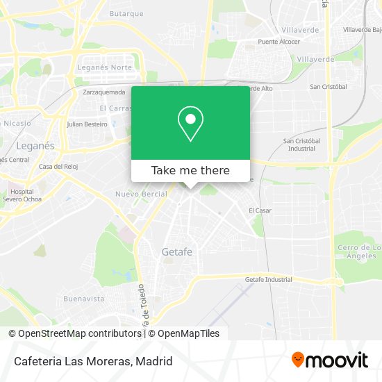 Cafeteria Las Moreras map