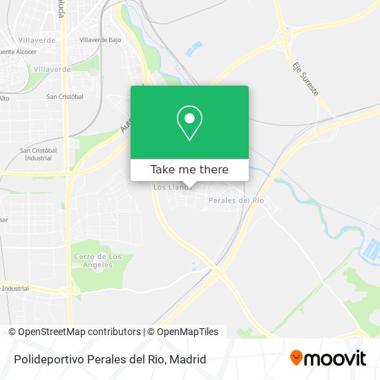 mapa Polideportivo Perales del Rio