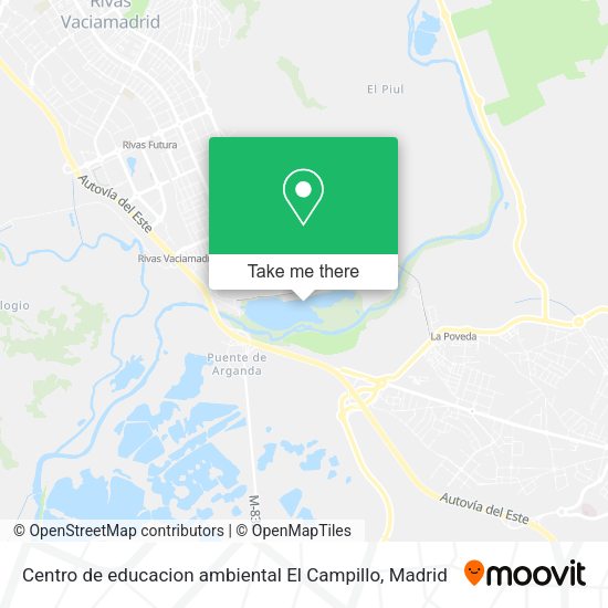 Centro de educacion ambiental El Campillo map