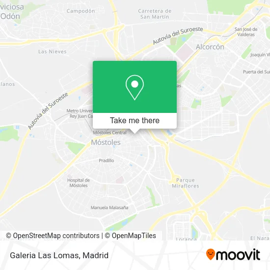 Galeria Las Lomas map