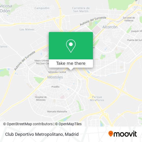 Club Deportivo Metropolitano map