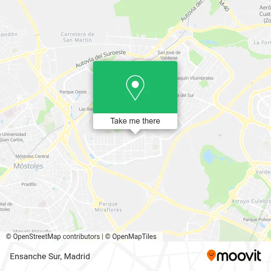 Ensanche Sur map