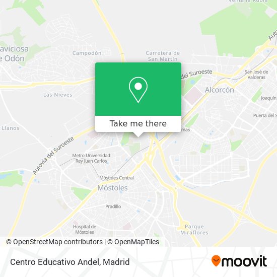 Centro Educativo Andel map