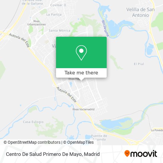 Centro De Salud Primero De Mayo map