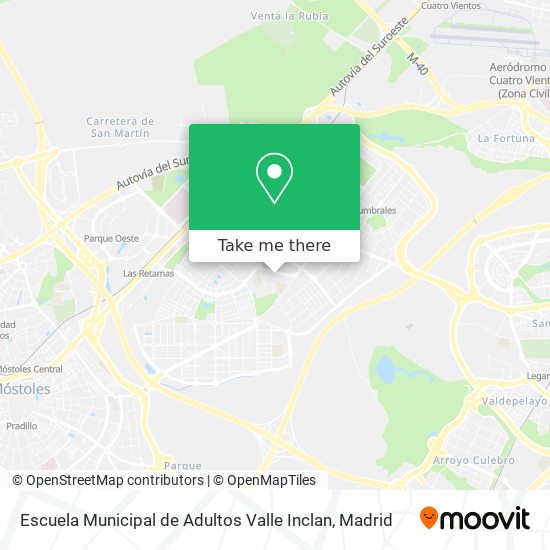 Escuela Municipal de Adultos Valle Inclan map