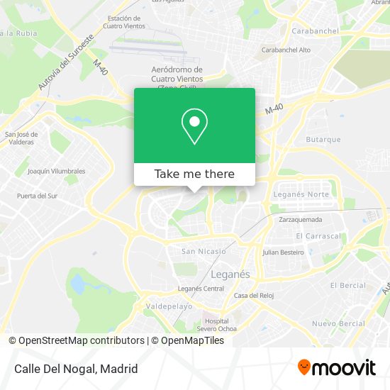 Calle Del Nogal map