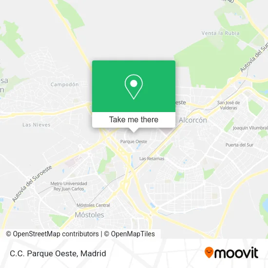 C.C. Parque Oeste map