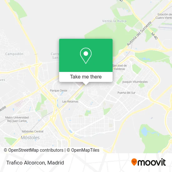 Trafico Alcorcon map