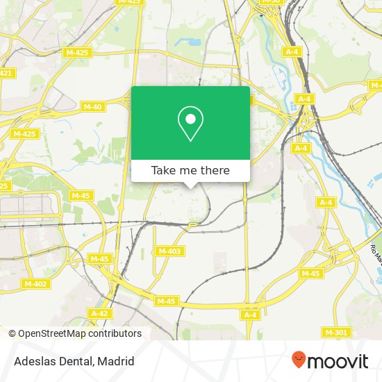 Adeslas Dental map