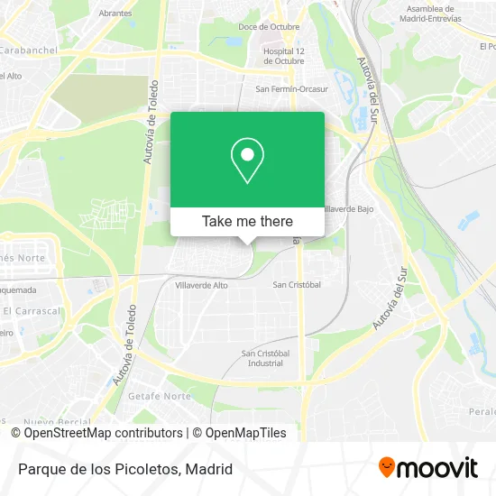 Parque  de los Picoletos map