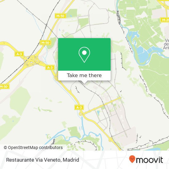 mapa Restaurante Via Veneto
