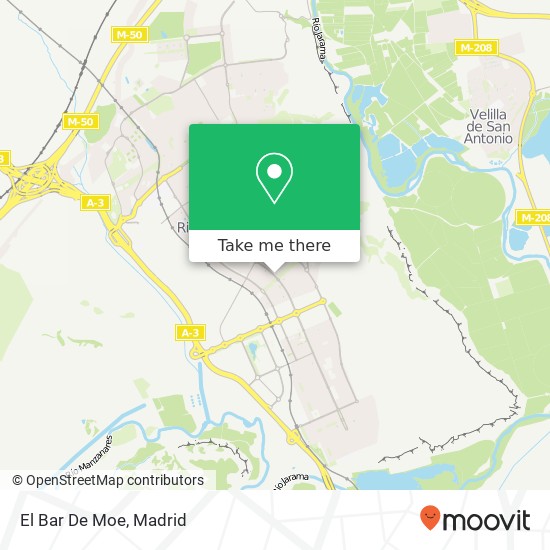 El Bar De Moe map