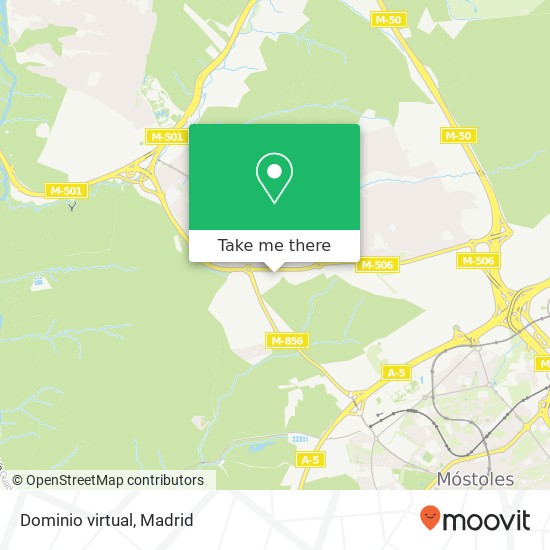 mapa Dominio virtual