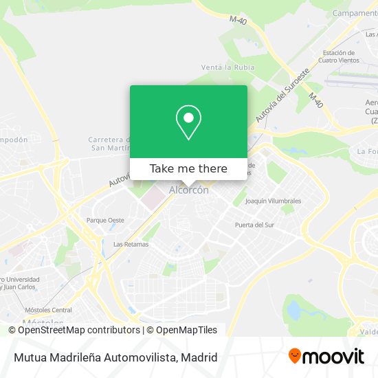 mapa Mutua Madrileña Automovilista