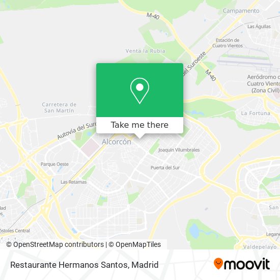 Restaurante Hermanos Santos map