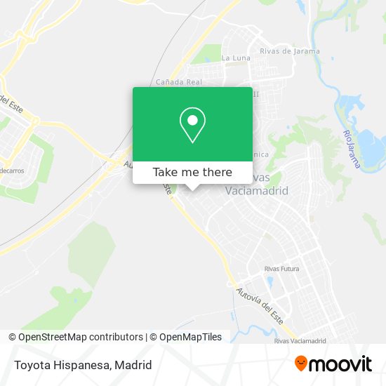 mapa Toyota Hispanesa