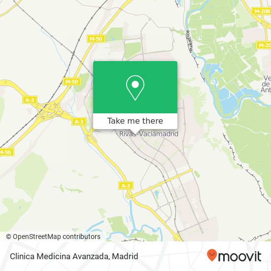 Clinica Medicina Avanzada map