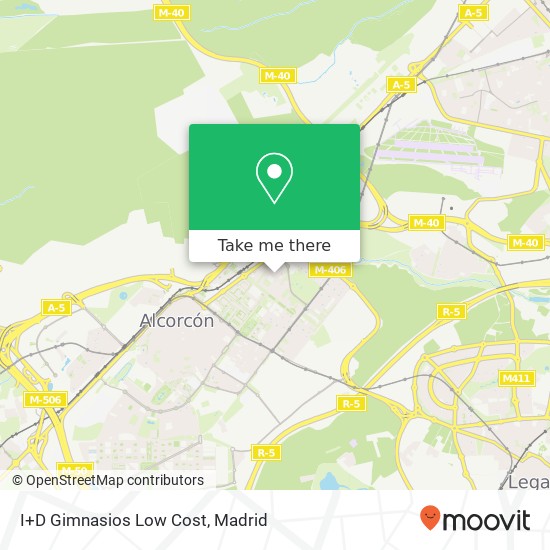 I+D Gimnasios Low Cost map