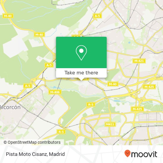 Pista Moto Cisanz map