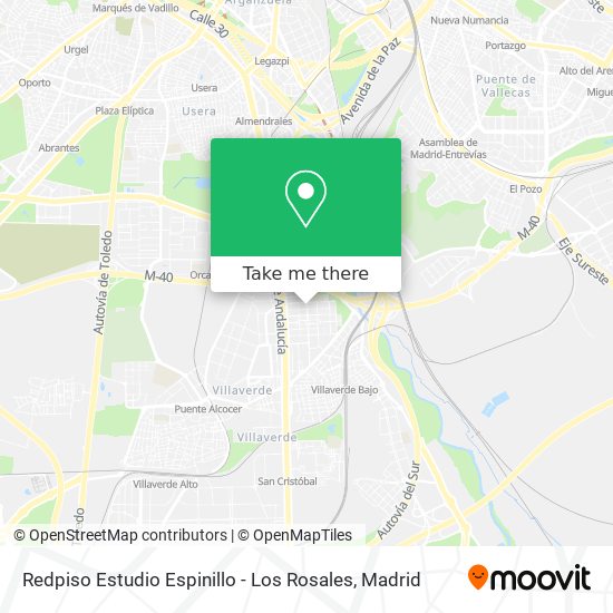 Redpiso Estudio Espinillo - Los Rosales map