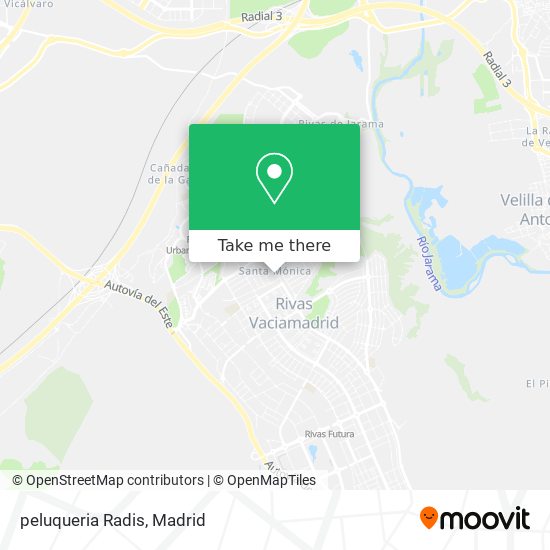 peluqueria Radis map