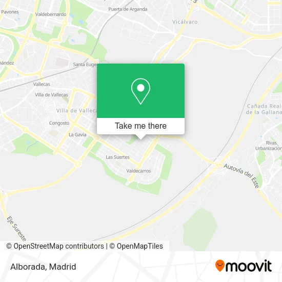 mapa Alborada