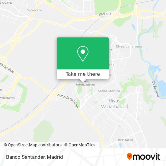 Banco Santander map