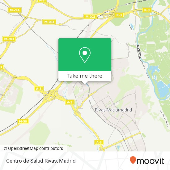 mapa Centro de Salud Rivas