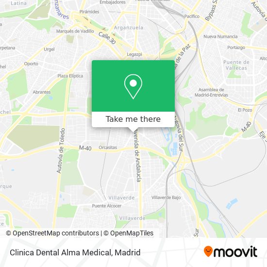 Clinica Dental Alma Medical map