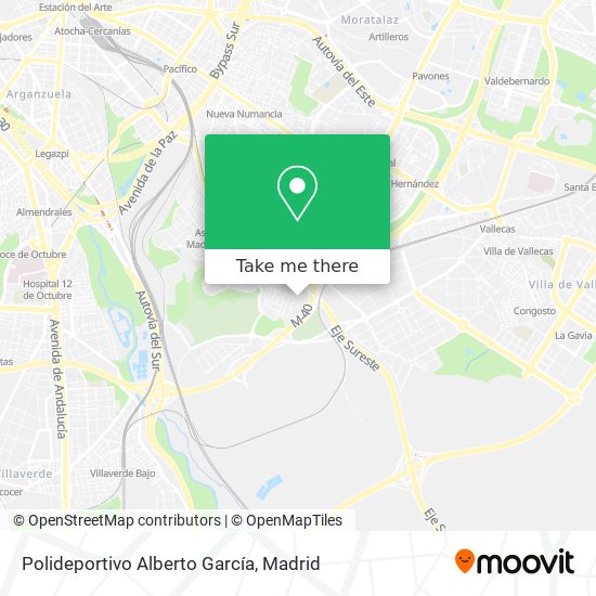 Polideportivo Alberto García map