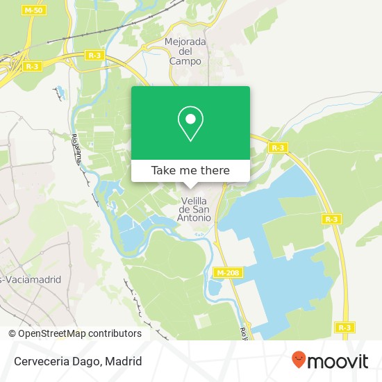 mapa Cerveceria Dago