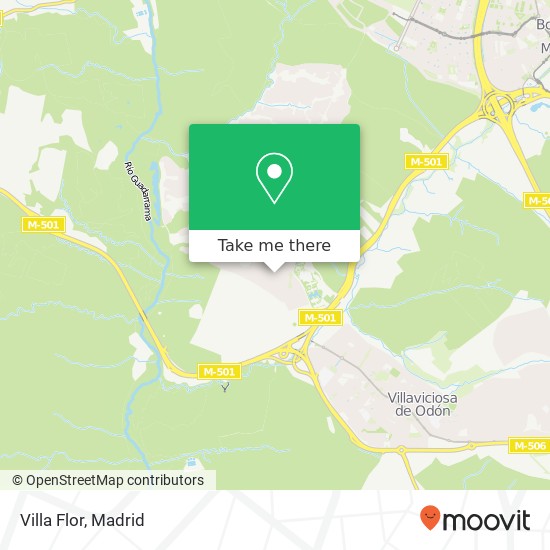 mapa Villa Flor