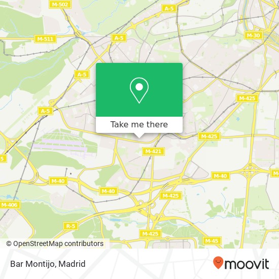 Bar Montijo map