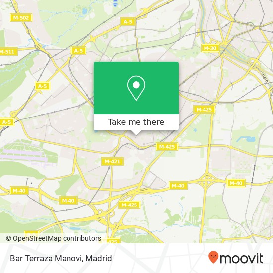 Bar Terraza Manovi map