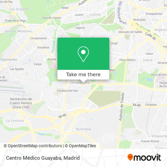 mapa Centro Médico Guayaba