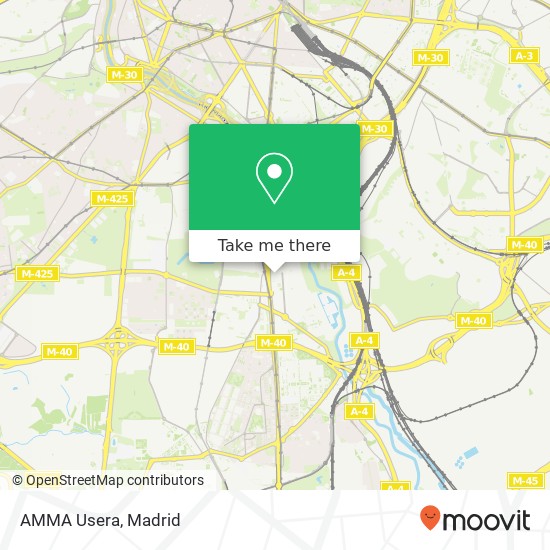 AMMA Usera map