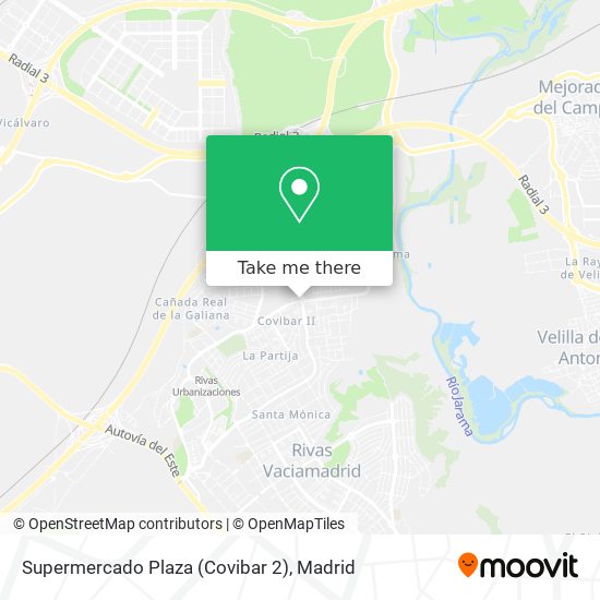 mapa Supermercado Plaza (Covibar 2)