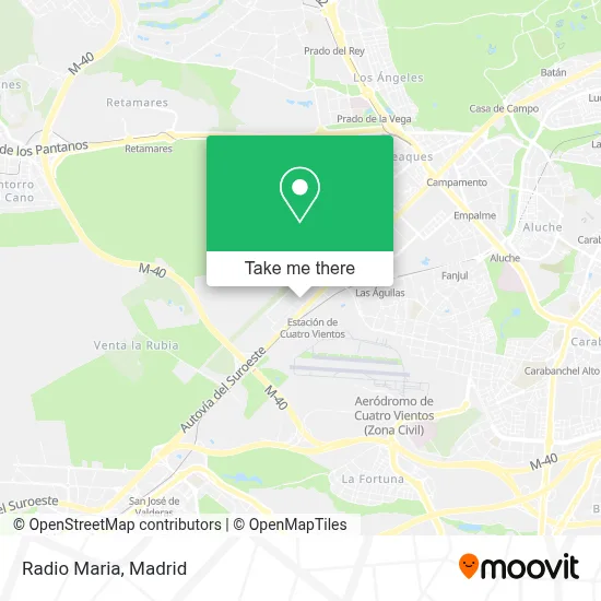 Radio Maria map