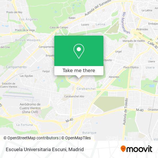 Escuela Universitaria Escuni map