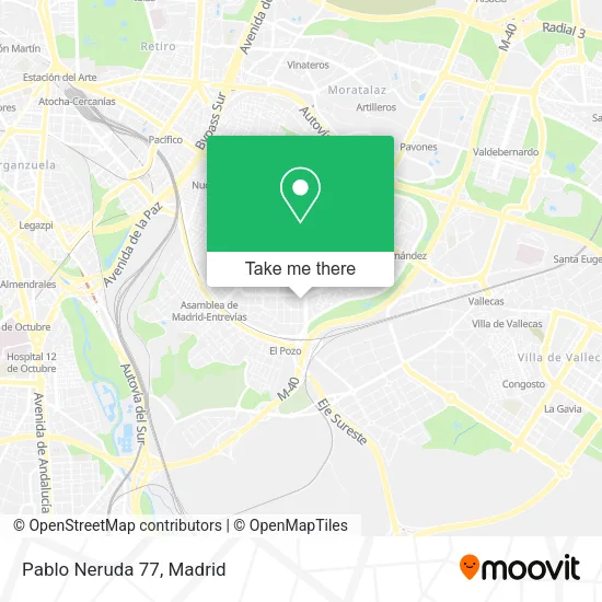 mapa Pablo Neruda 77