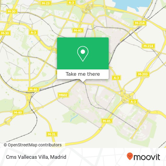 mapa Cms Vallecas Villa