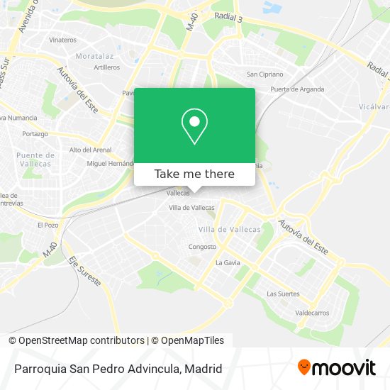Parroquia San Pedro Advincula map