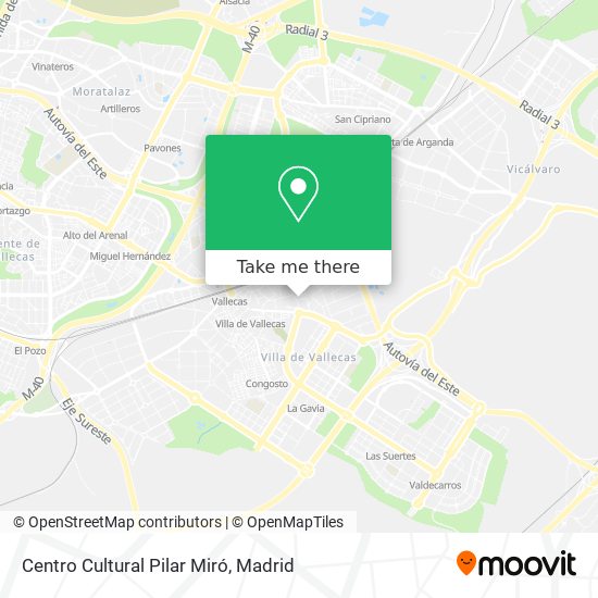 Centro Cultural Pilar Miró map